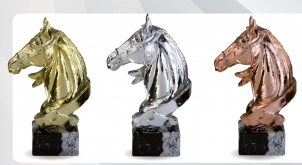 3081 Horse Trophies Equestrian and Riding