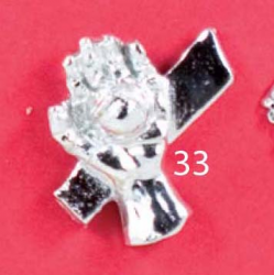 3340-33 Accessory Metallic Resin 6CM