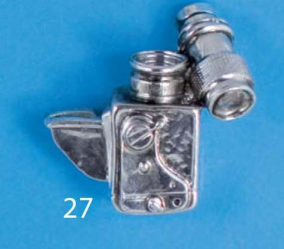 3338-27 Aplic resina Metal·litzat 9CM